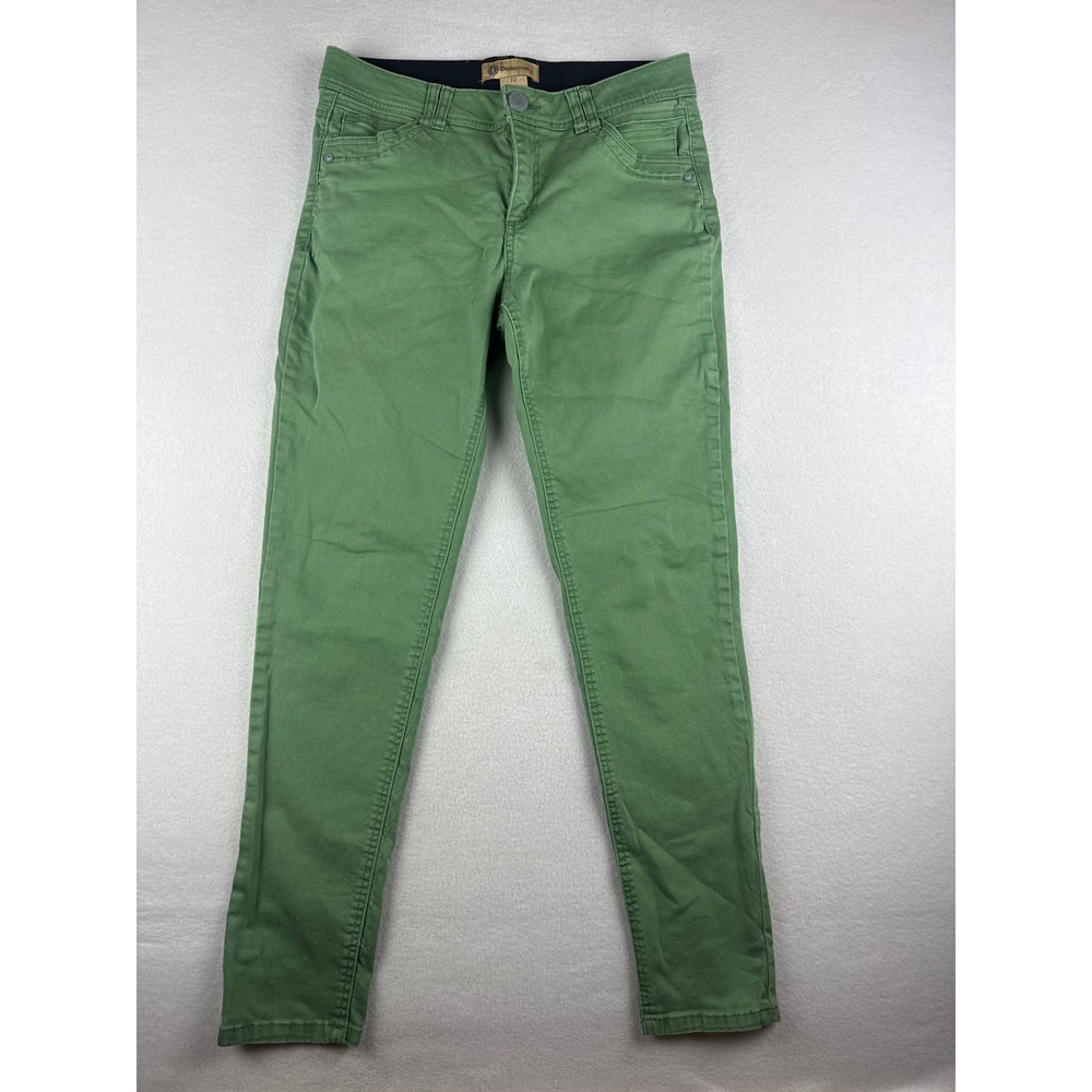 Democracy Ab Technology Green Slim Tapered Pants Womens 10 B1641XKDX